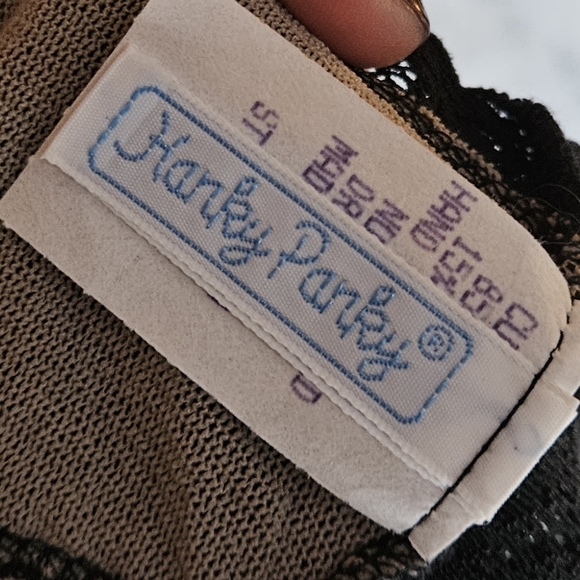 Hanky Panky vintage unpadded front lined lace bralette cropped cami - Picture 8 of 8